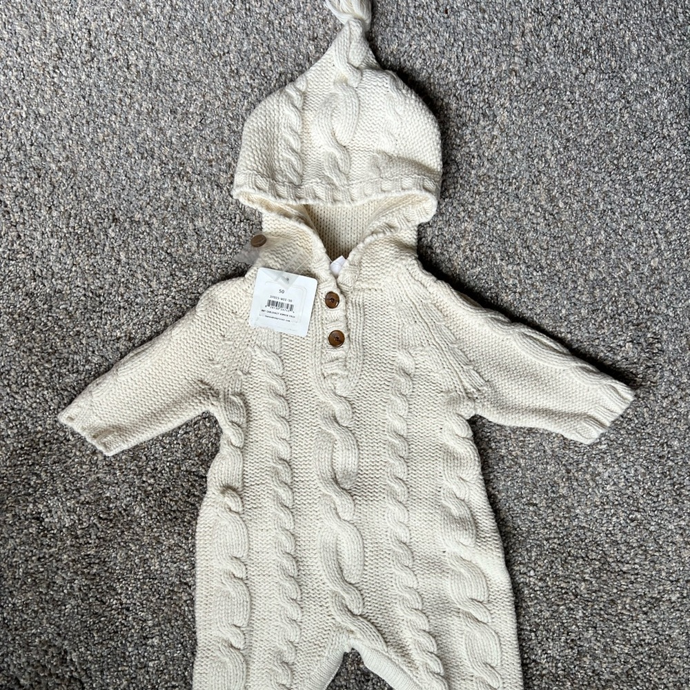 Hanna Andersson Baby Sweater Onesie
